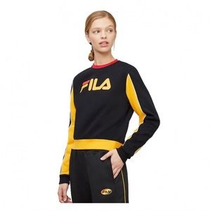 Fila Nuria Colorblock crew neck sweatshirt size small